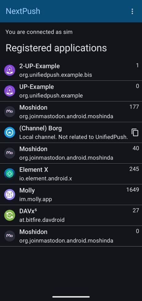 NextPush screenshot