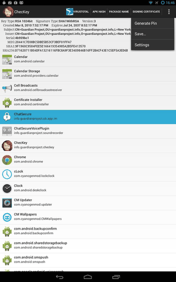Checkey screenshot
