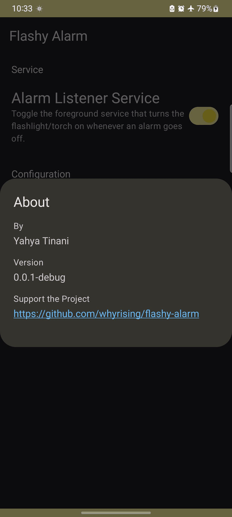 Flashy Alarm screenshot