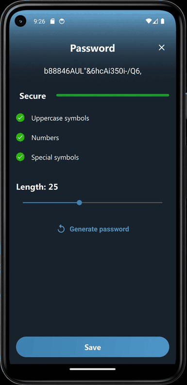 Vault screenshot
