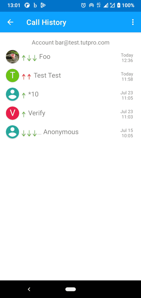 baresip screenshot