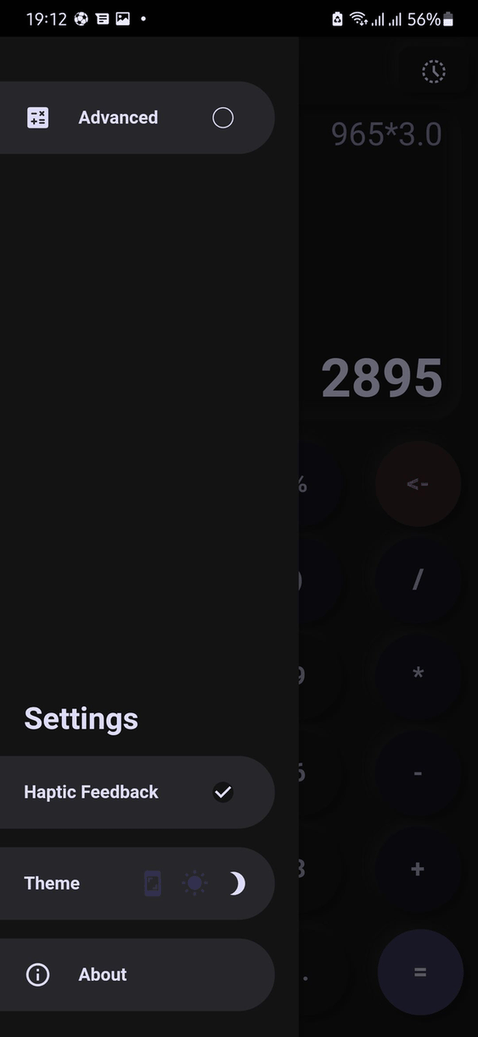 Calculator screenshot