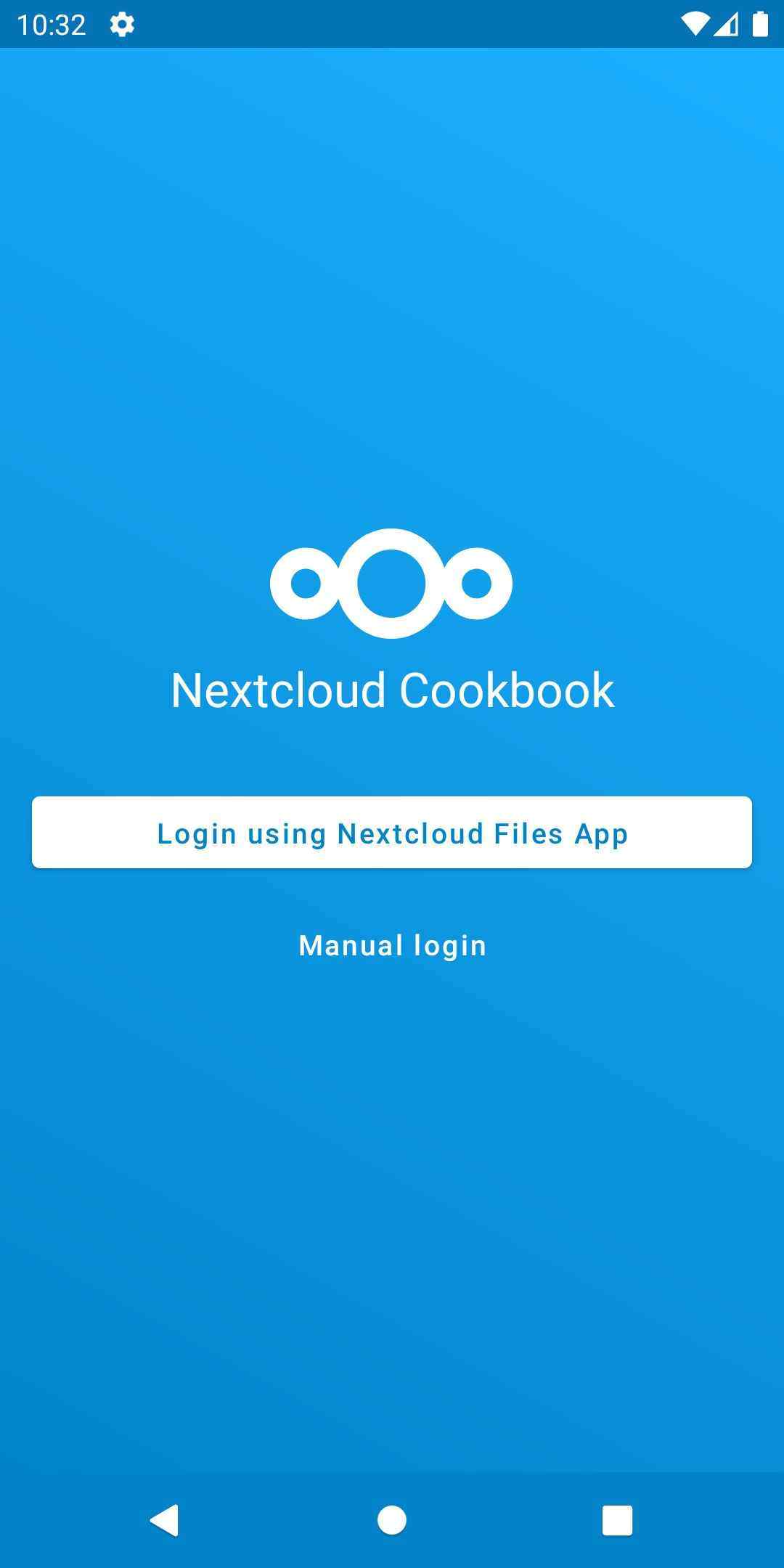 Nextcloud Cookbook screenshot