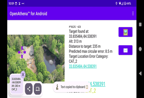 OpenAthena for Android screenshot