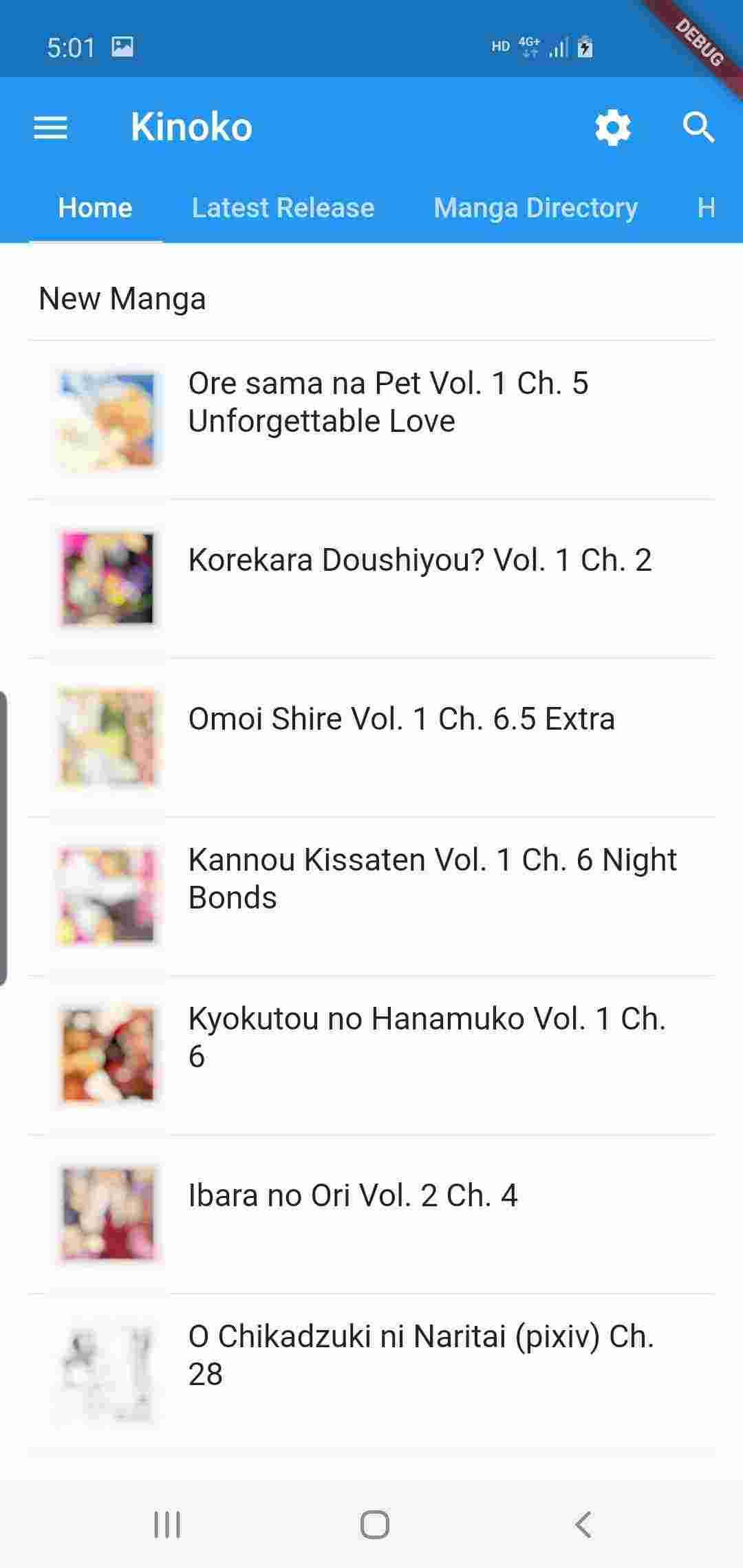 Kinoko[Manga Reader] screenshot