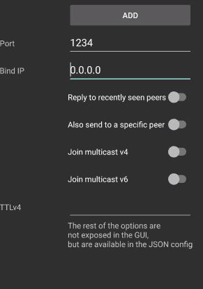 UDP Bus screenshot