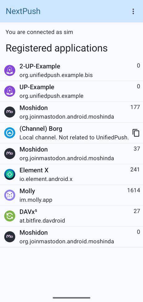 NextPush screenshot