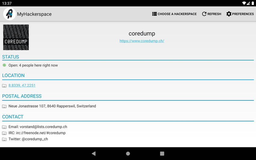 MyHackerspace (New) screenshot