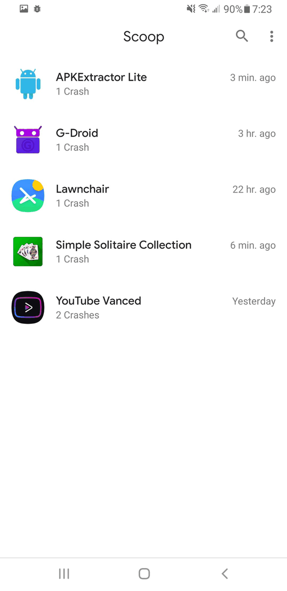 Scoop screenshot